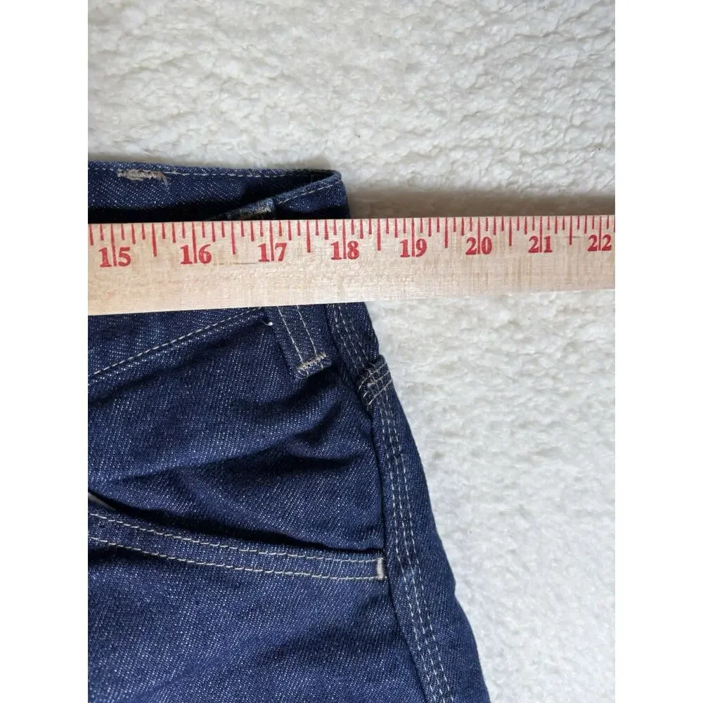 Dickies FR Jeans Mens 36x28 Blue Denim Flame Resistant Workwear 2112 Cat 2